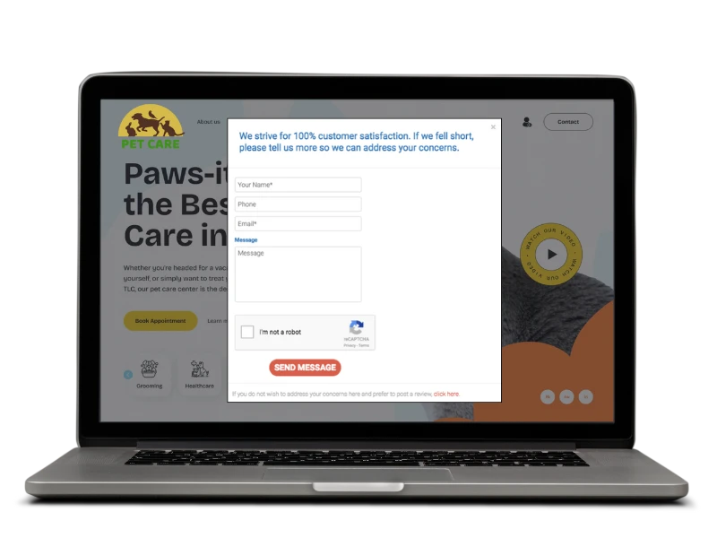 Ngative Review Form