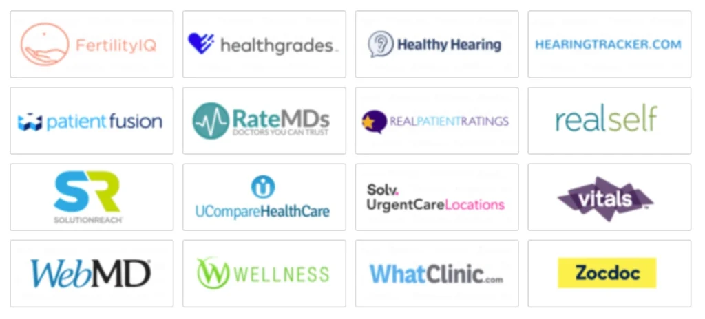 Healthcare and Medical Review Sites